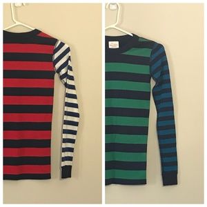 Hanna Andersson Striped Multi-color Tee Long Sleeves